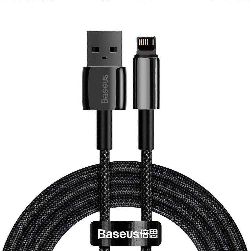 Baseus Tungsten Gold USB-A to Lightning 2.4A, 2m - Black