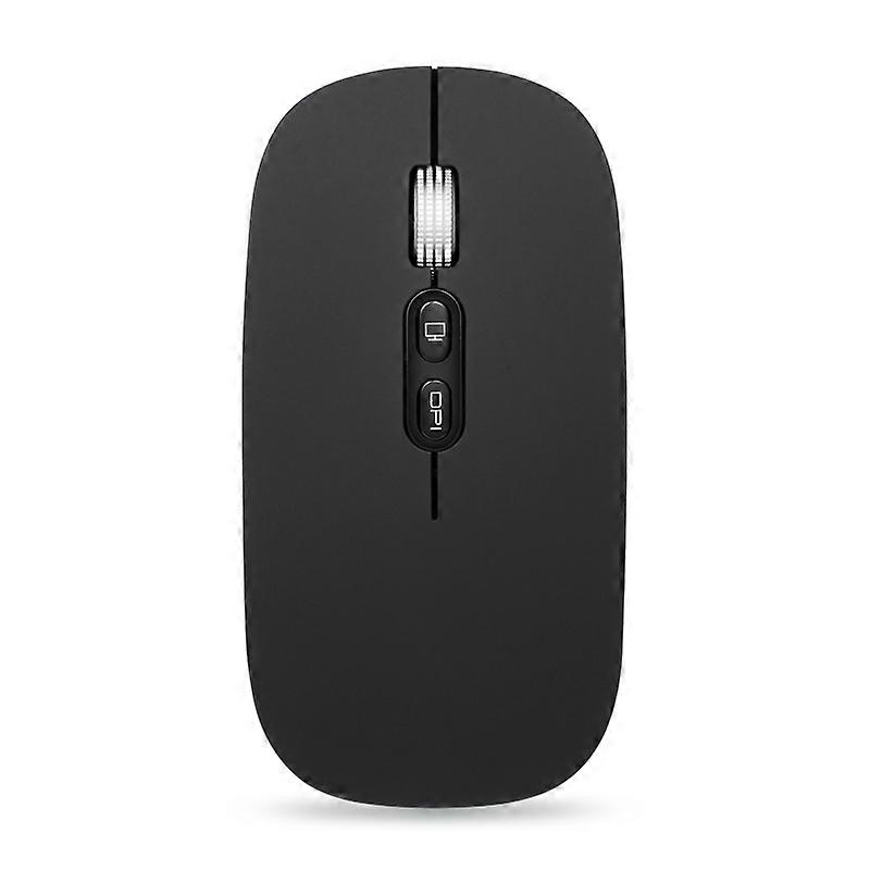 2.4G Office Wireless Mouse Mute Charging Mouse with USB Receiver Compatible for Notebook