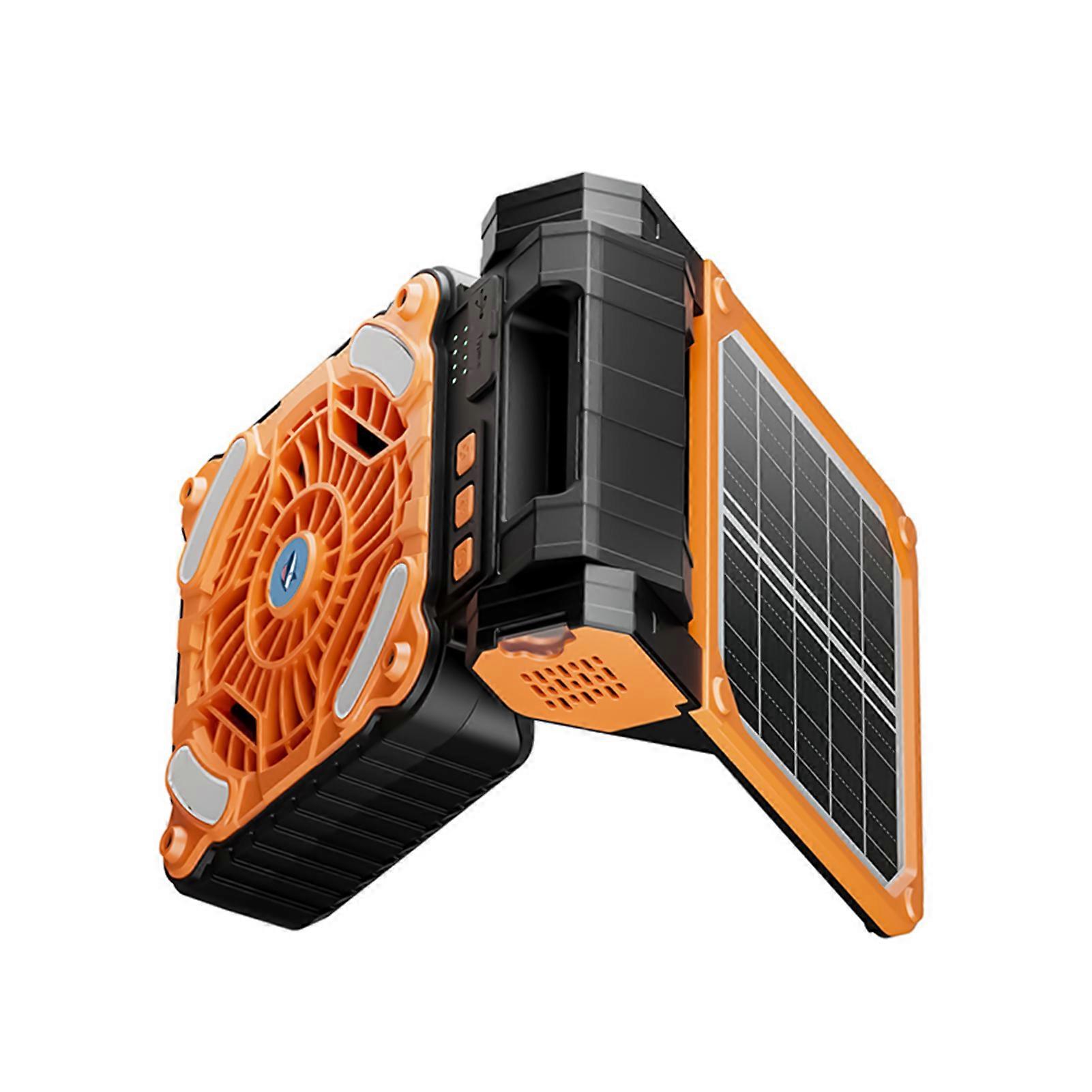 Outdoor Camping Fan Light Large Battery Capacity 5200mAh Powerful Flashlight Suitable for Home Office Car
