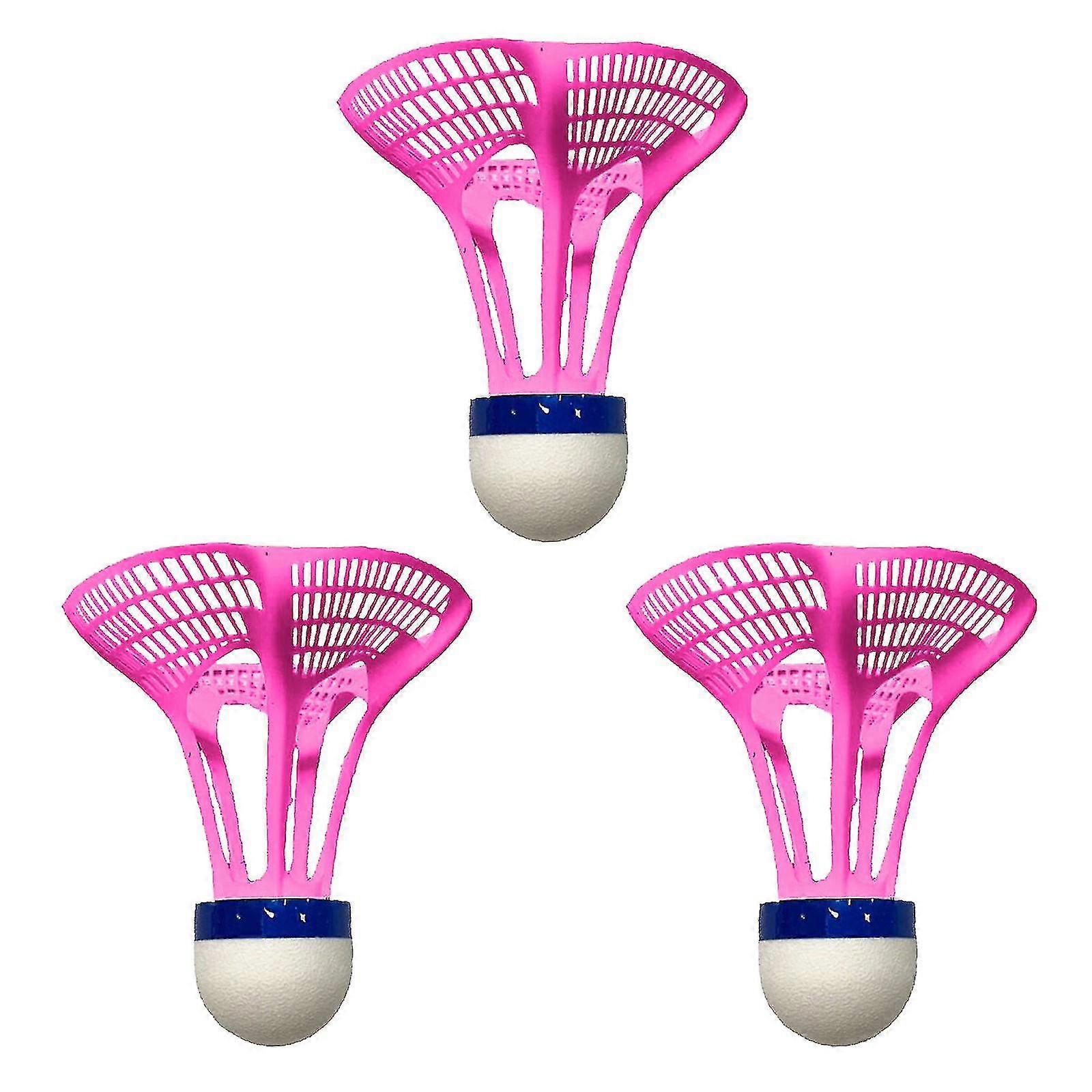 Windproof Outdoor Shuttlecocks 3pcs, For Training Badminton Nylon Ball