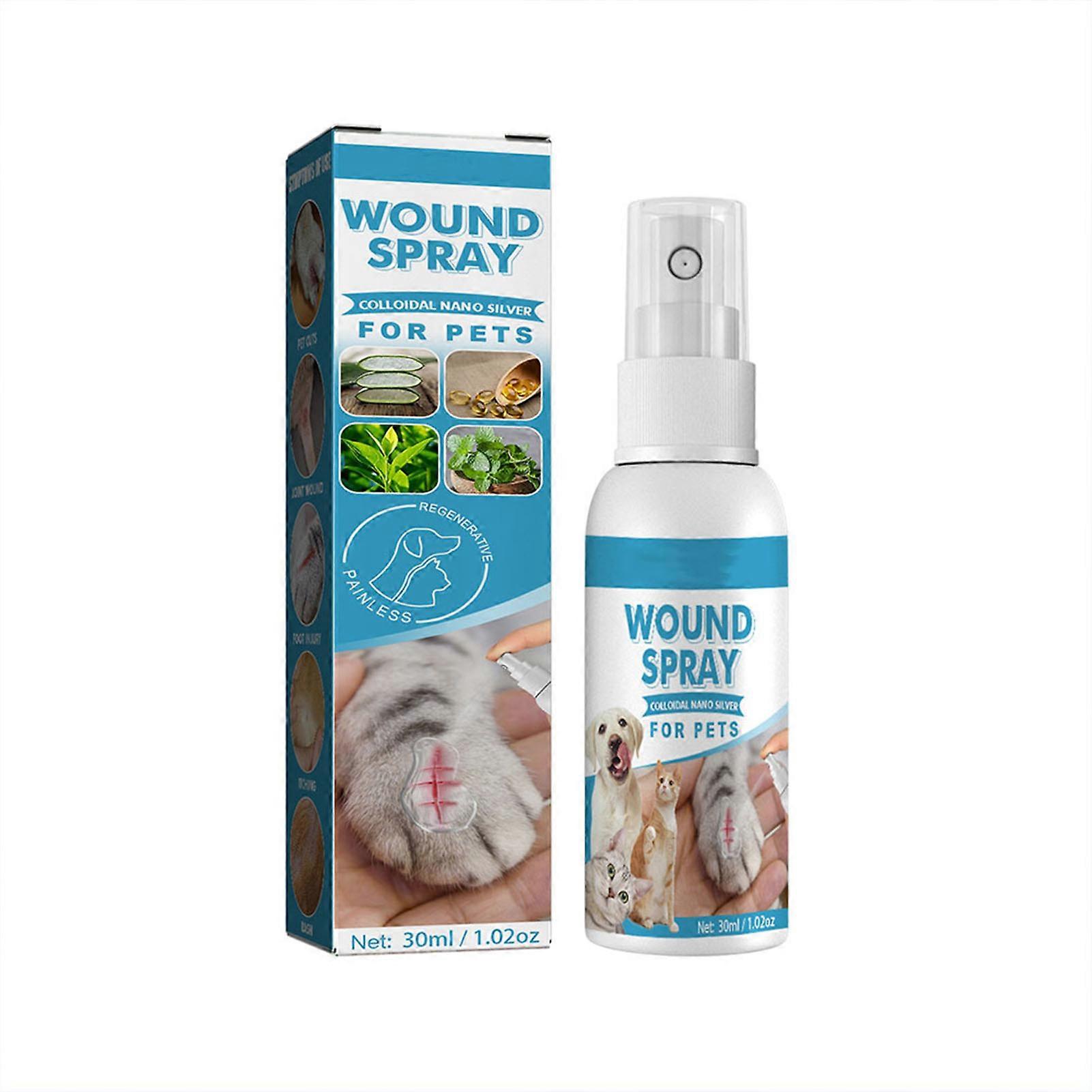 Pet Wound Skin Solution Spray Safe Mild Ingredients Spray for Pet Hospital