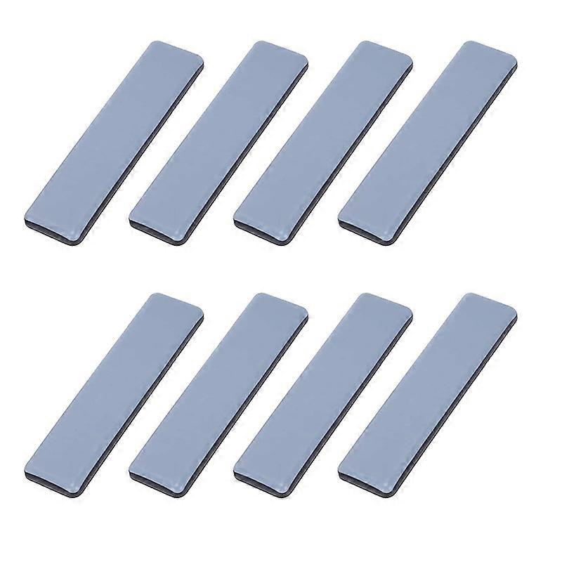 8Pc Möbelgleiter Rechteckige Möbelschieber 25mm x 100mm Selbstklebende Möbel verschieben Schieber