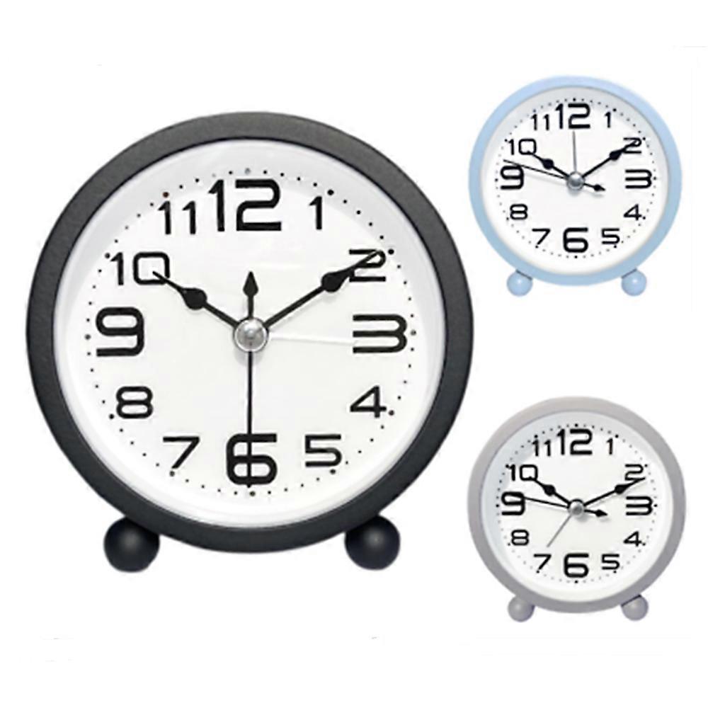 Alarm Clocks Bedside Silent Non Ticking Table Clock With Large Display