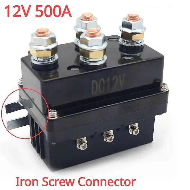 Universal Contactor Winch Control Solenoid Relay Electric Wireless Remote 12V 400A/500A Control System Control Box Wire Control