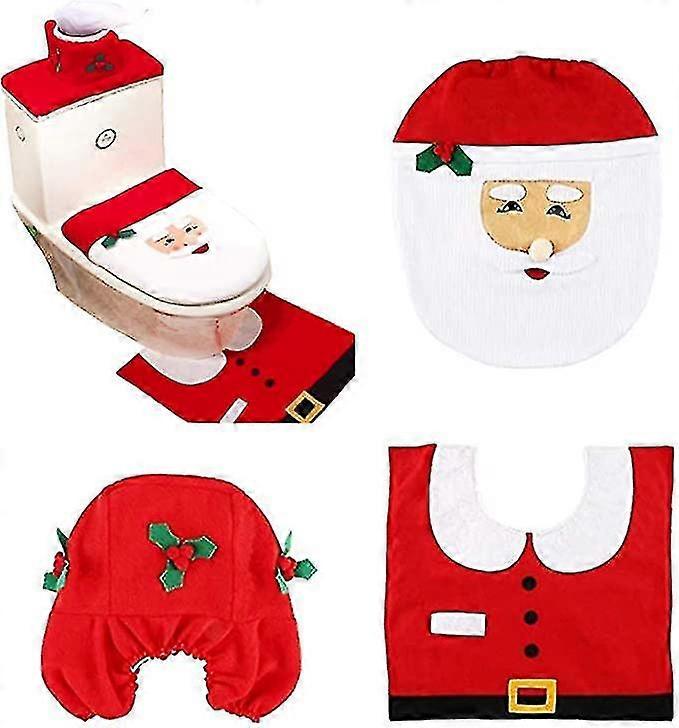 Set de siège de toilette de Noël