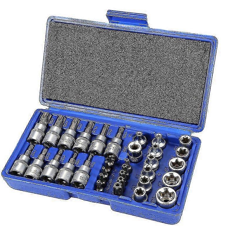 34 Pcs Torx Socket Wrenches Torx Socket Wrenches Hy