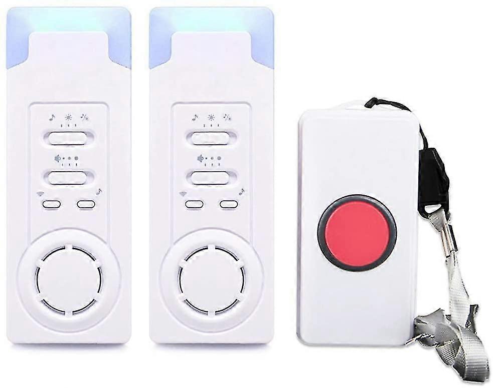 Home Alert Wireless Alarm Patient Elderly Personal Alarm System And Emergency Call Button Pager Alarm (1 In 2)