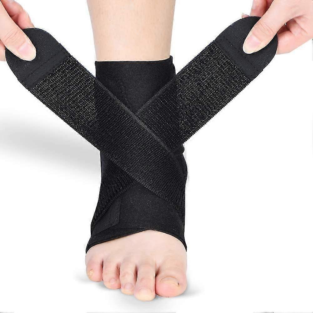 Ankle Support Brace With Acsergery Pe Board, Adjustable Neoprene Ankle Strap Compression Gift
