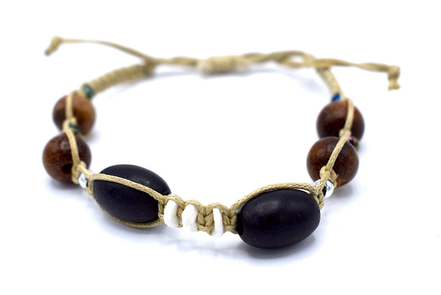 Pearl bracelets black and brown beads 