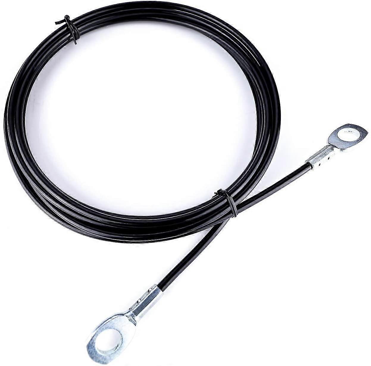 כבל גלגלת כושר, אביזרי מכונת כבלים חלופיים, כבל גלגלת קבצים מצורפים לחדר כושר - עבה 5 מ"מ (0.2 אינץ ') חבל חוט פלדה כבד עבור Gy הבית