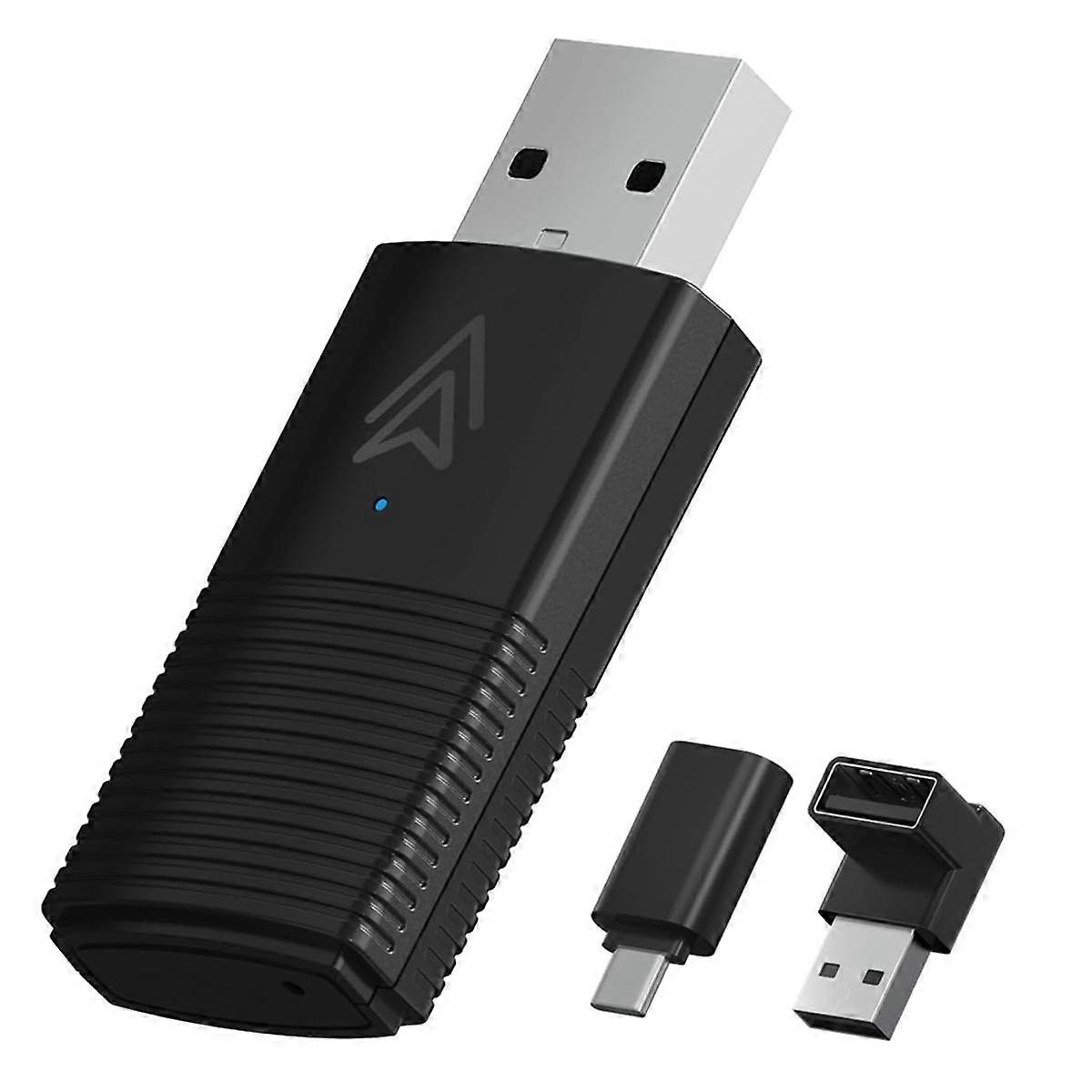 Android Auto Wireless Adapter, kleiner Android Auto Wireless Dongle wandelt verkabelt in kabellos für Android Auto Autos um