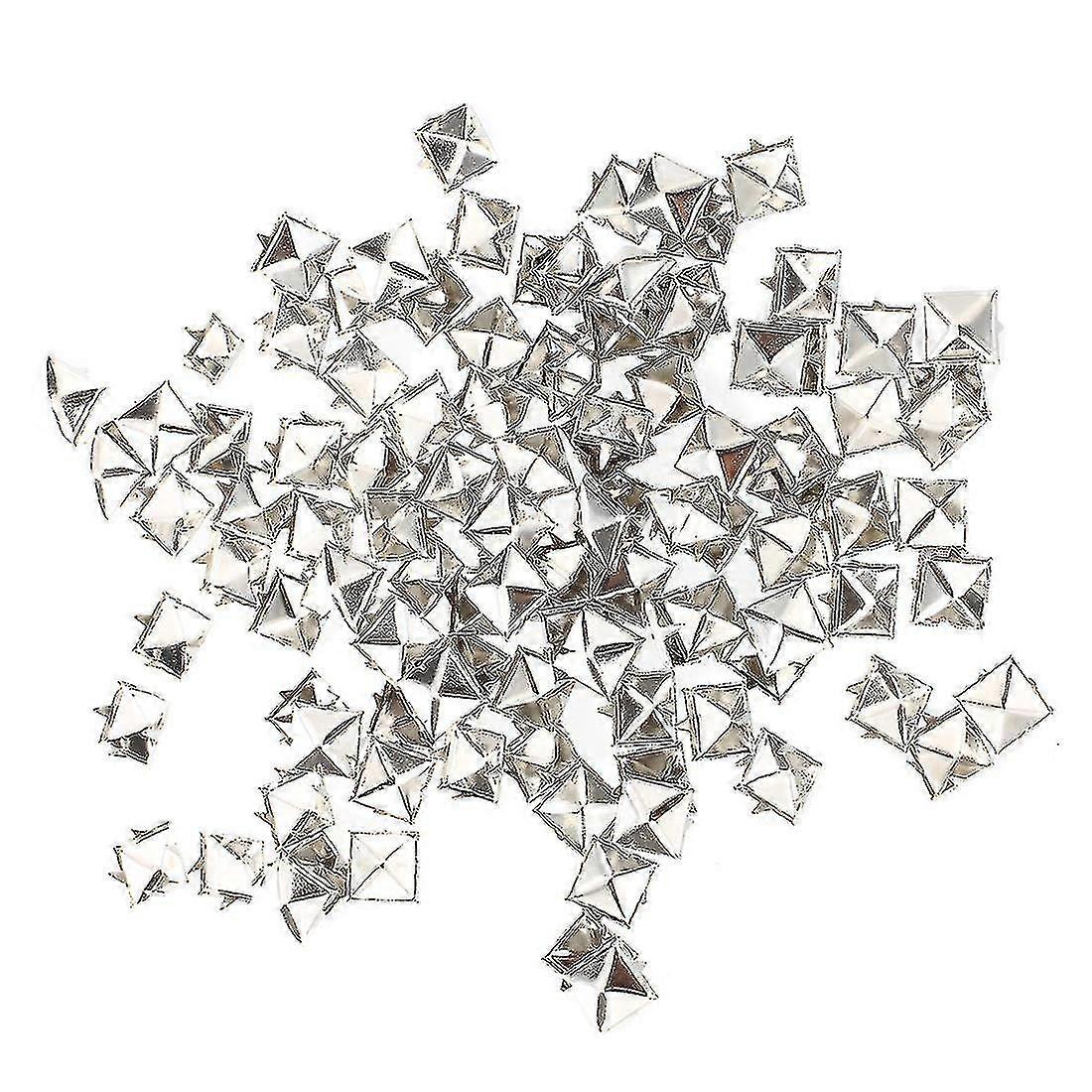 100 X Silver Rivets Studs For Bags//gloves 9mm