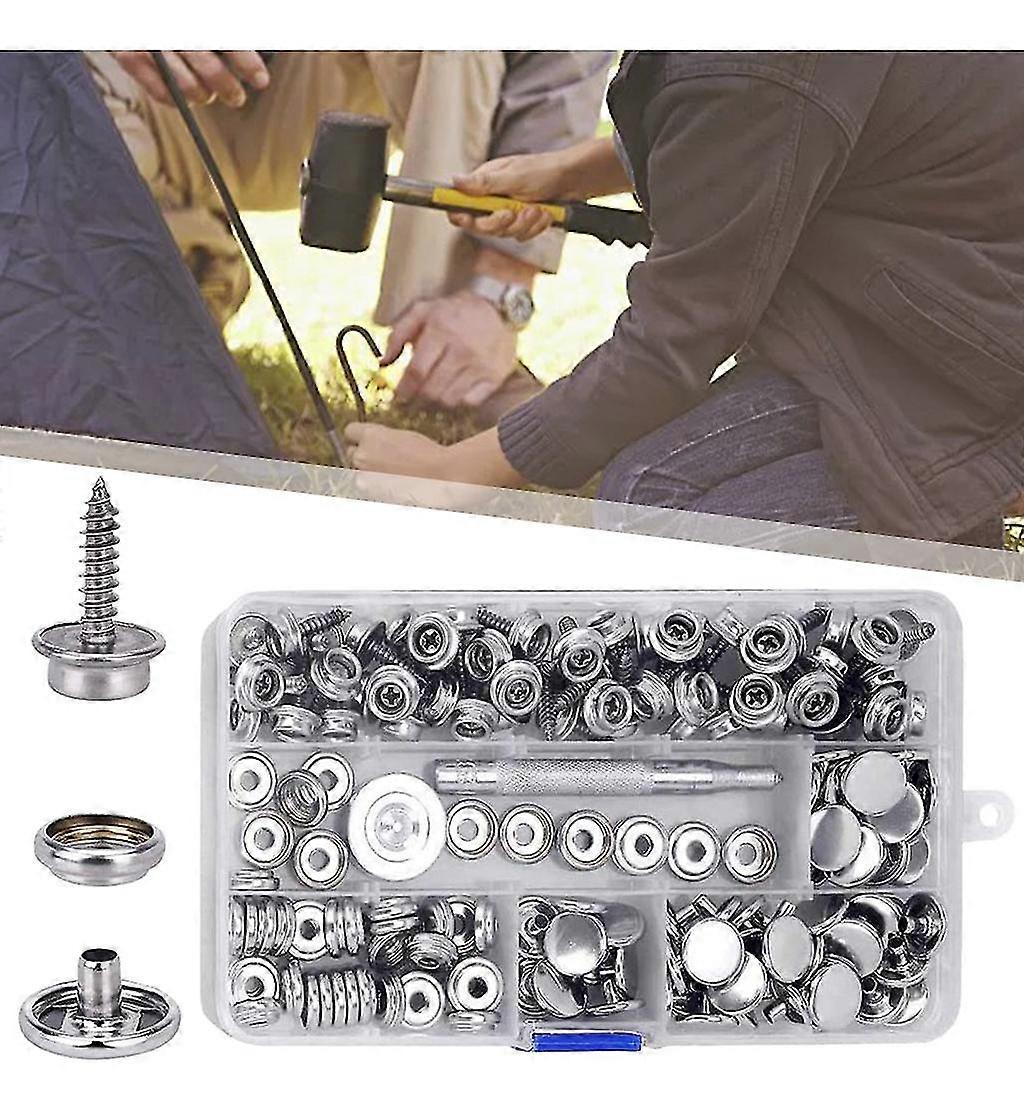 Canvas Snap Kit, Metal Screws