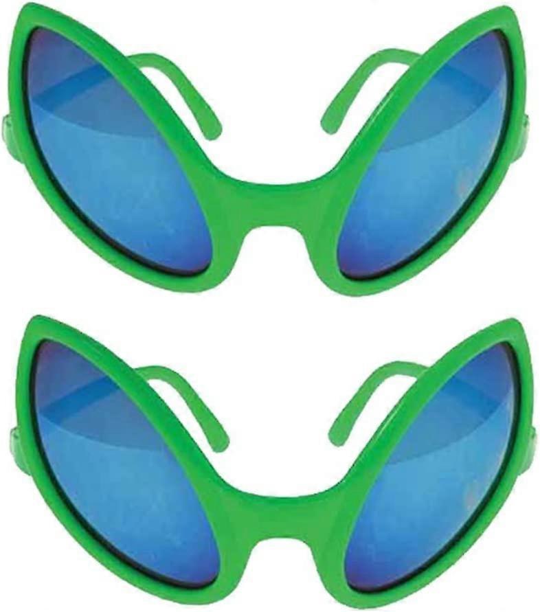 Green Alien Glasses   Inch Sunglasses