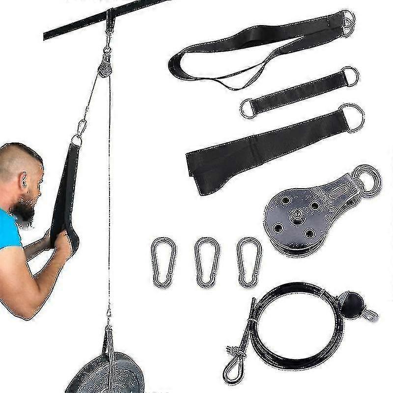 Fitness 2m Pulley Cable Pull Down Attachment System--