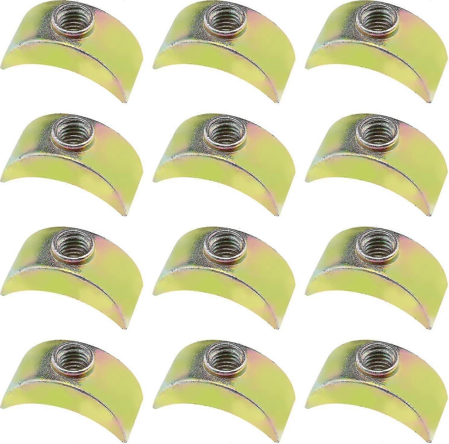 40PCS Half Moon Piulițe Mobilier Conector Piulițe Distanțier Șaibă Compatibil Connect Mobilier Pat-61