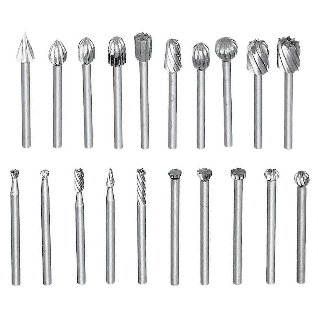 20 Pieces Universal Routing Router Bits Drill Bits for Engraving Milling