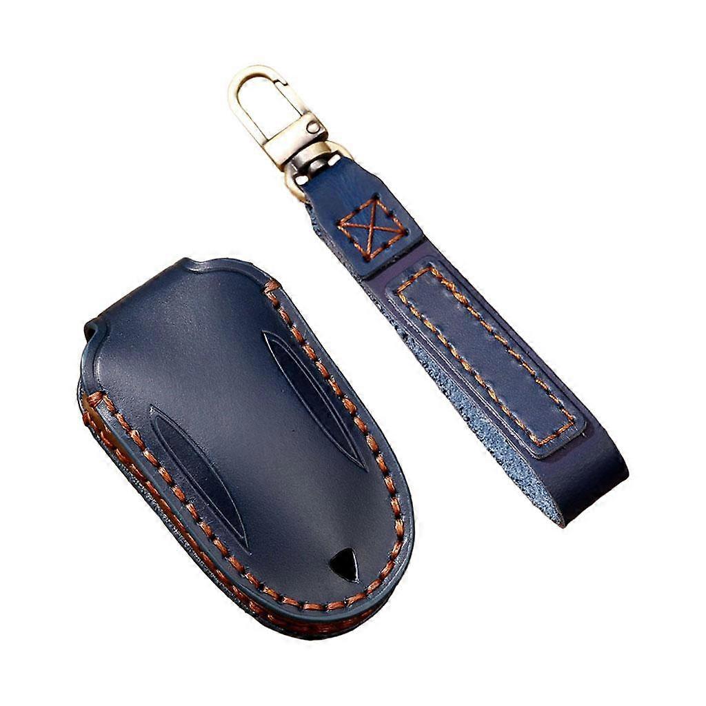 כיסוי שלט מפתח עם מחזיק מחזיק מפתחות מתאים לטסלה דגם כחול A דגם 3 S Y