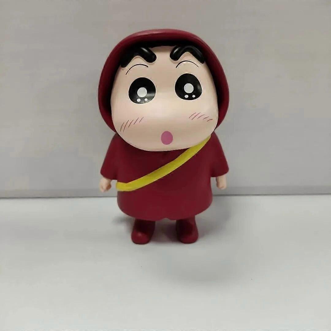 クレヨンしんちゃんアニメフィギュアレインコートPVCかわいいコレクションモデルアクションフィギュアおもちゃ誕生日プレゼント無料