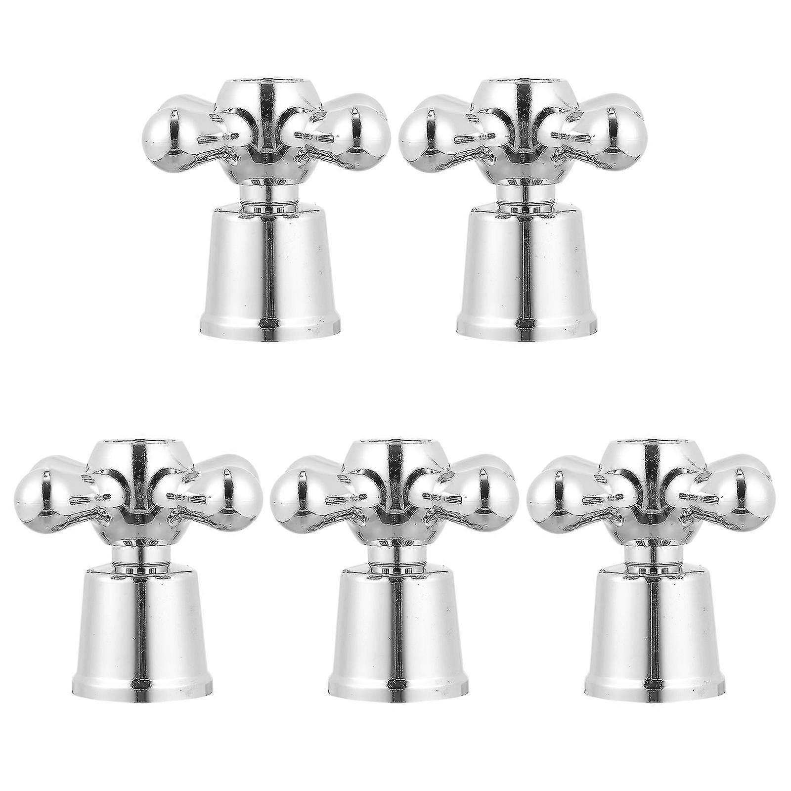 5 st kranknopp handtag universal ersättning varm kall kran strömbrytare tillbehör