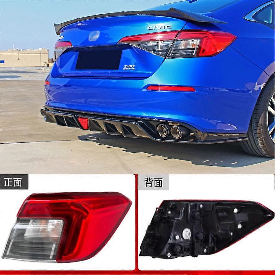 Suitable For 22-23 Model 11 Civic Taillight Assembly Three-Box Rear Reverse Steering Brake Lampshade Housing
