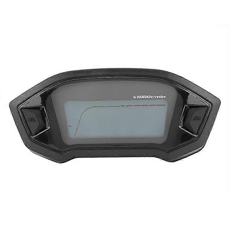 Motorcycle Speedometer Digital LCD Motorcycle Odometer Speedometer Odometer Tachometer W/Speed Sensor Universal~30924