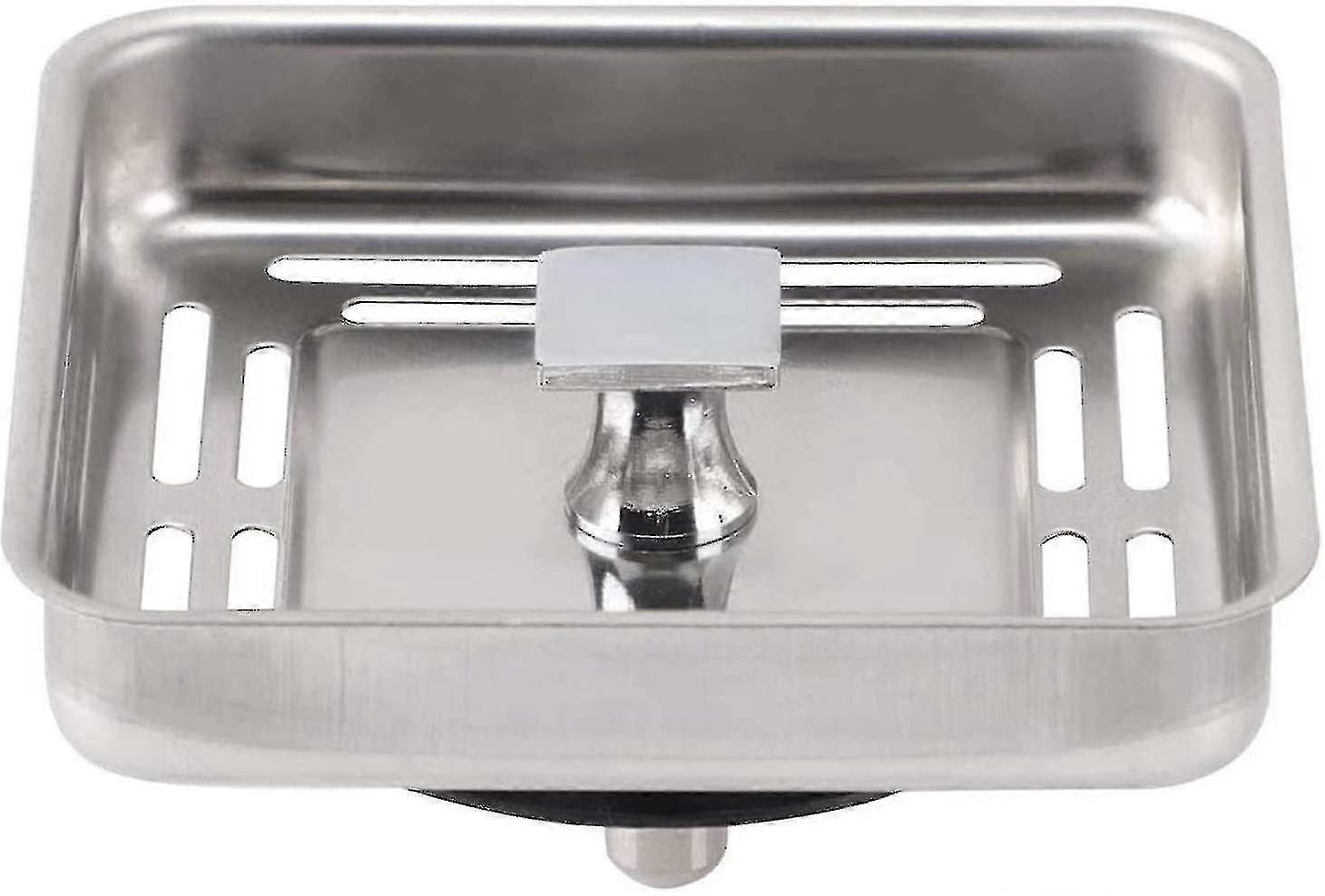 Square Sink Water Stop Column with Stainless Steel Anti-blocking Net for Kitchen