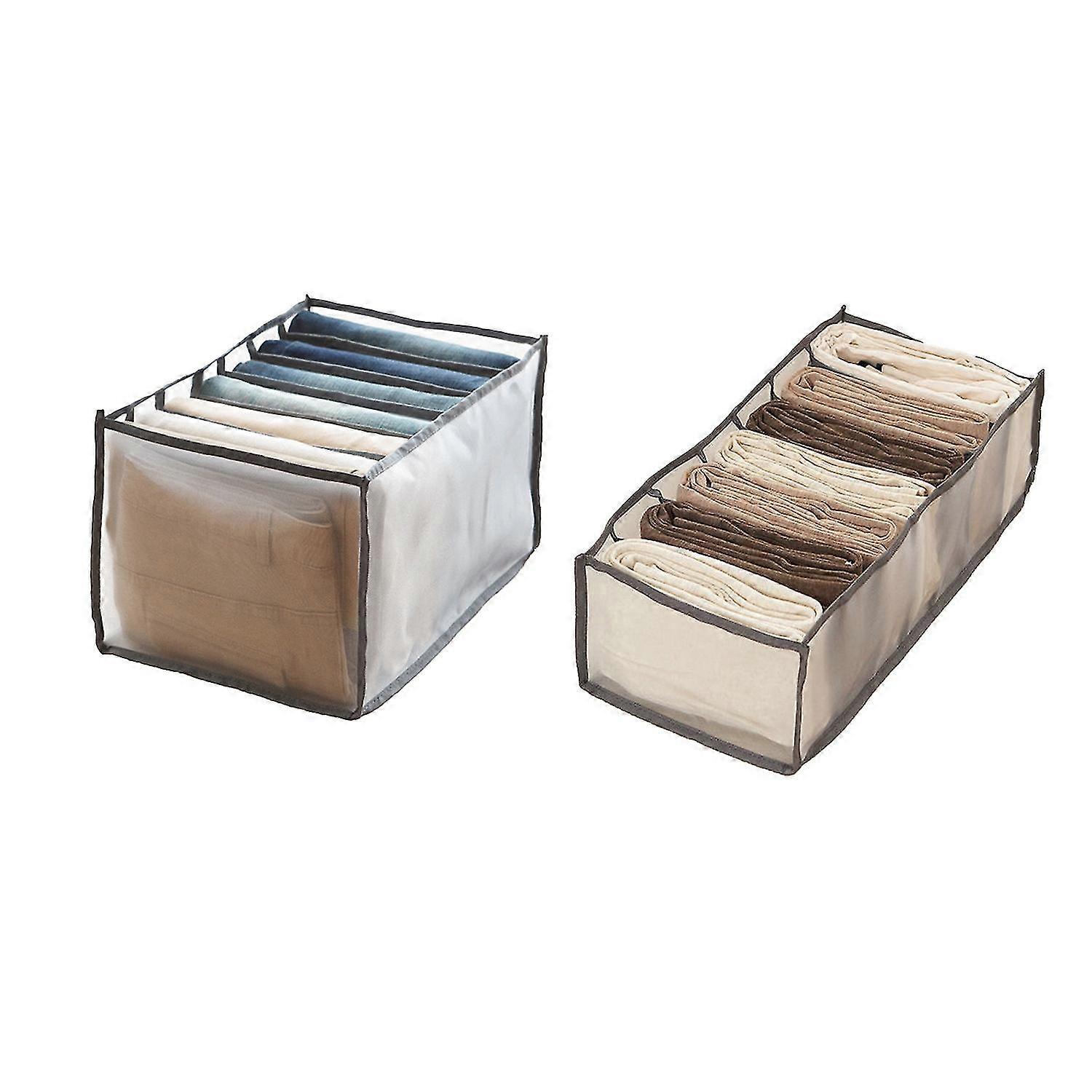 2Pcs Multi-use Nylon Clothes Storage Box