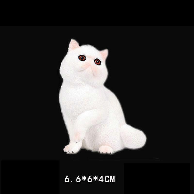 New Realization Wild Animal Solid Simulation Persian Cat Figurines Action Figures Model Collection Educational Toys For Children
