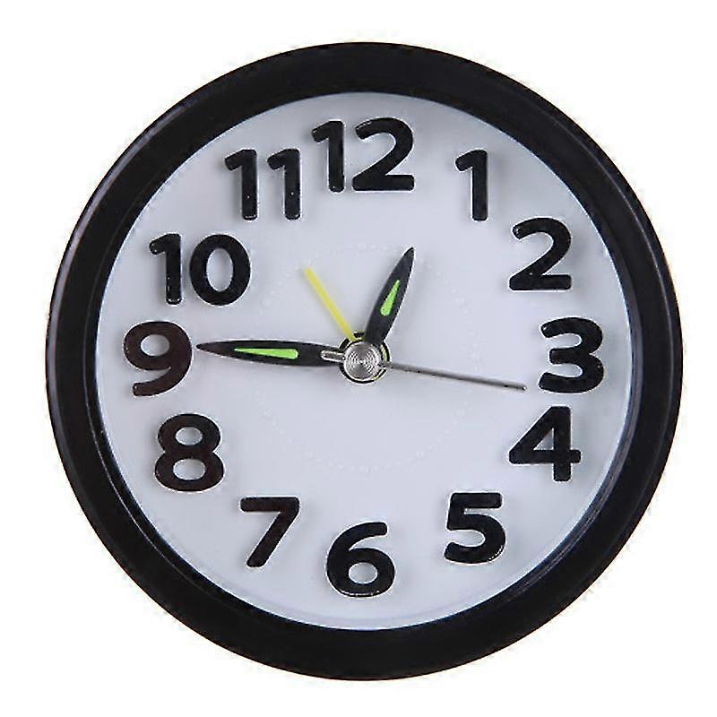 Quartz Small Alarm Clock No Tick Snooze Silent Battery Operated Bedside Desk Clock Home Decor