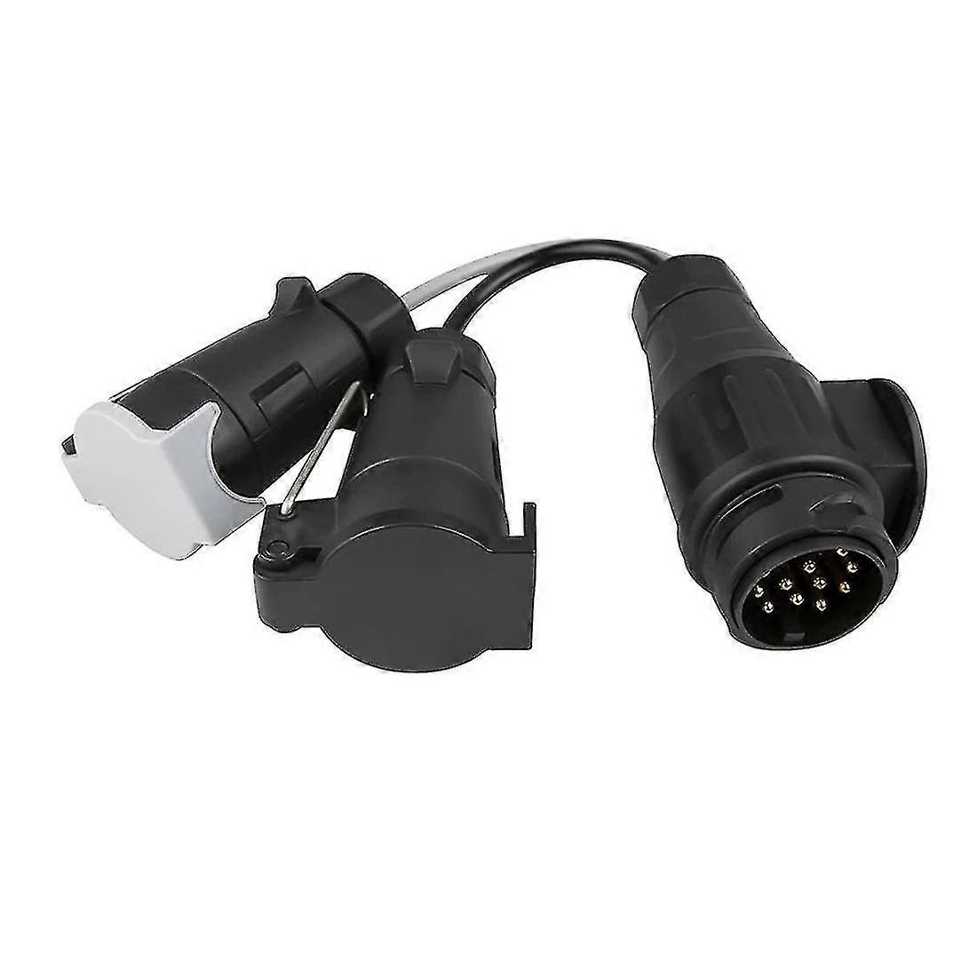 Towing Adapter 13 Plug Pin To 7 Pin 12n+12s Socket Towbar Electric Conversion Adapter Lead For Trail