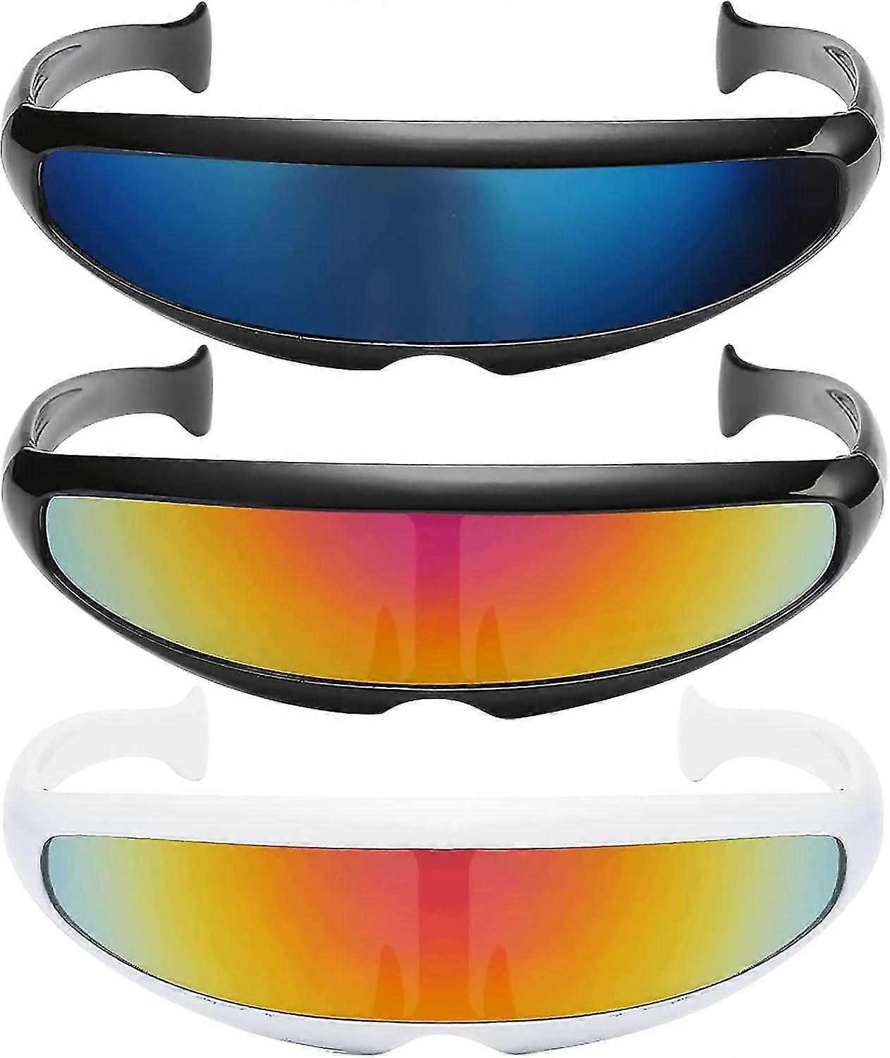 Futuristic Sunglasses - Monoblock Party Glasses