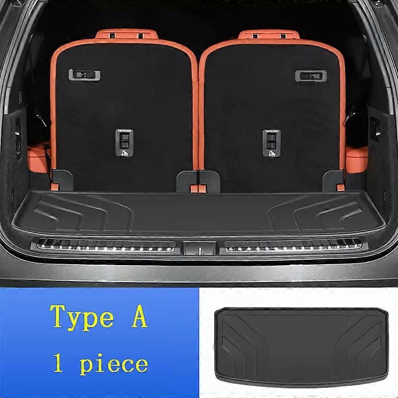 For Li Lixiang L9 2022 2023 Car Rear Trunk Liner Cargo Boot TPE Trunk Mat Floor Tray Rear Seat Backrest Pad Accessories