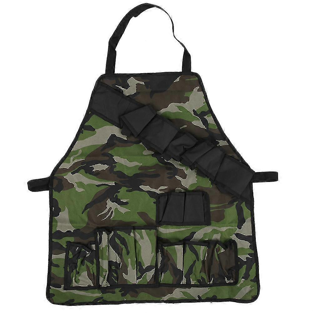 Multifunction Bbq Apron Waterproof Dirt Resistant Cooking Apron With Multipocket For Outdoor Camping