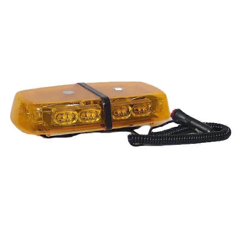 Car Bright Strobe Light Super Flash Opening Ceiling Light Yellow Light Alarm Light Engineering Rescue Strobe Lamp School Bus