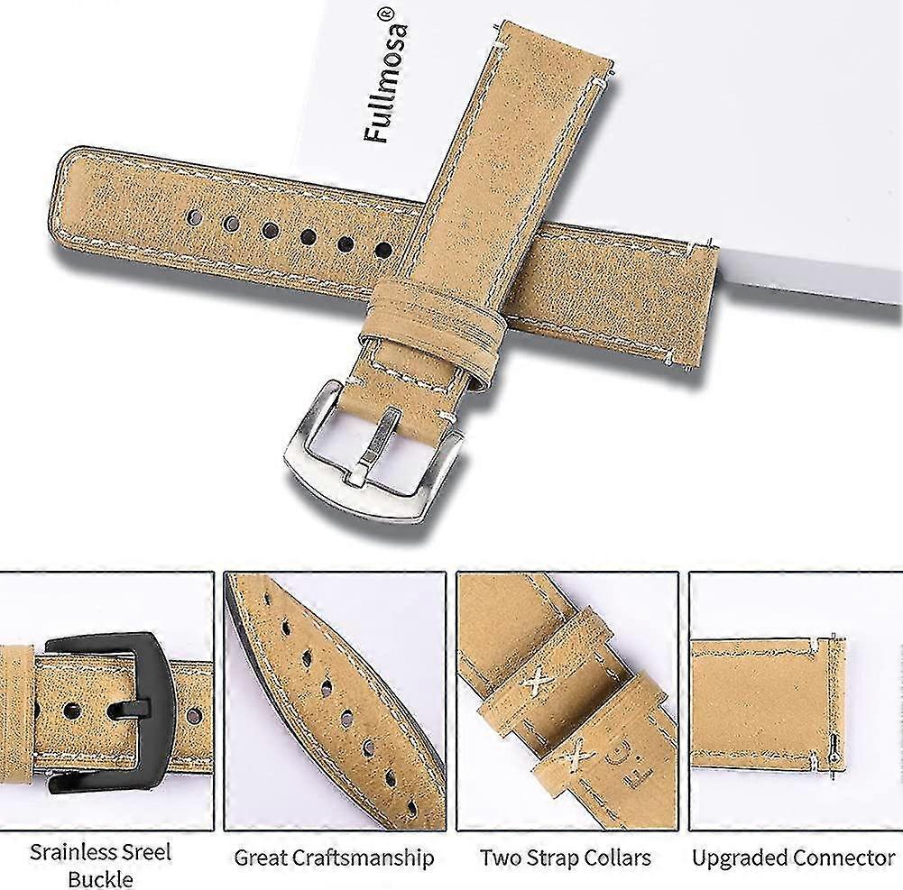 watch strap 20mm.quick release leather watch strap 20mm.watch replacement strap