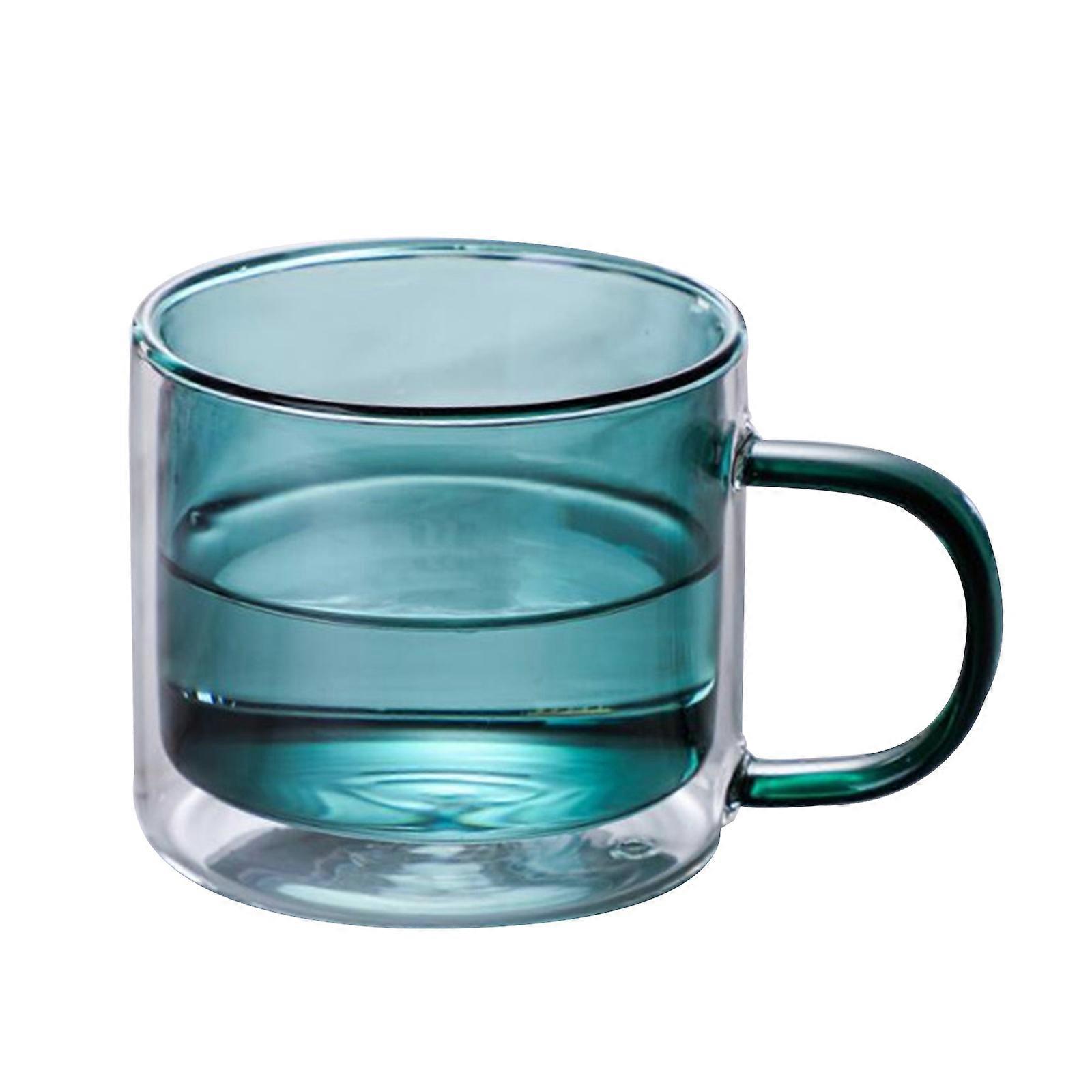 Double Wall Double-layer Glass Water Cup Double-walled Insulated Glasses Color 250ML Clear Mugs,100% New