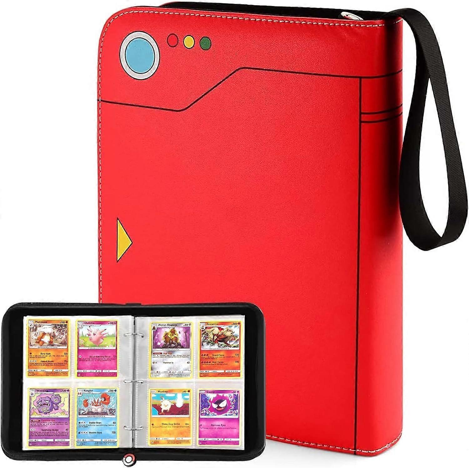 Card Binder compatible with TCG Cards24.5cm * 18.5cm * 4.5cm, Album, Card Storage Book, Collectible Card Holder, Capacity of 400 cards