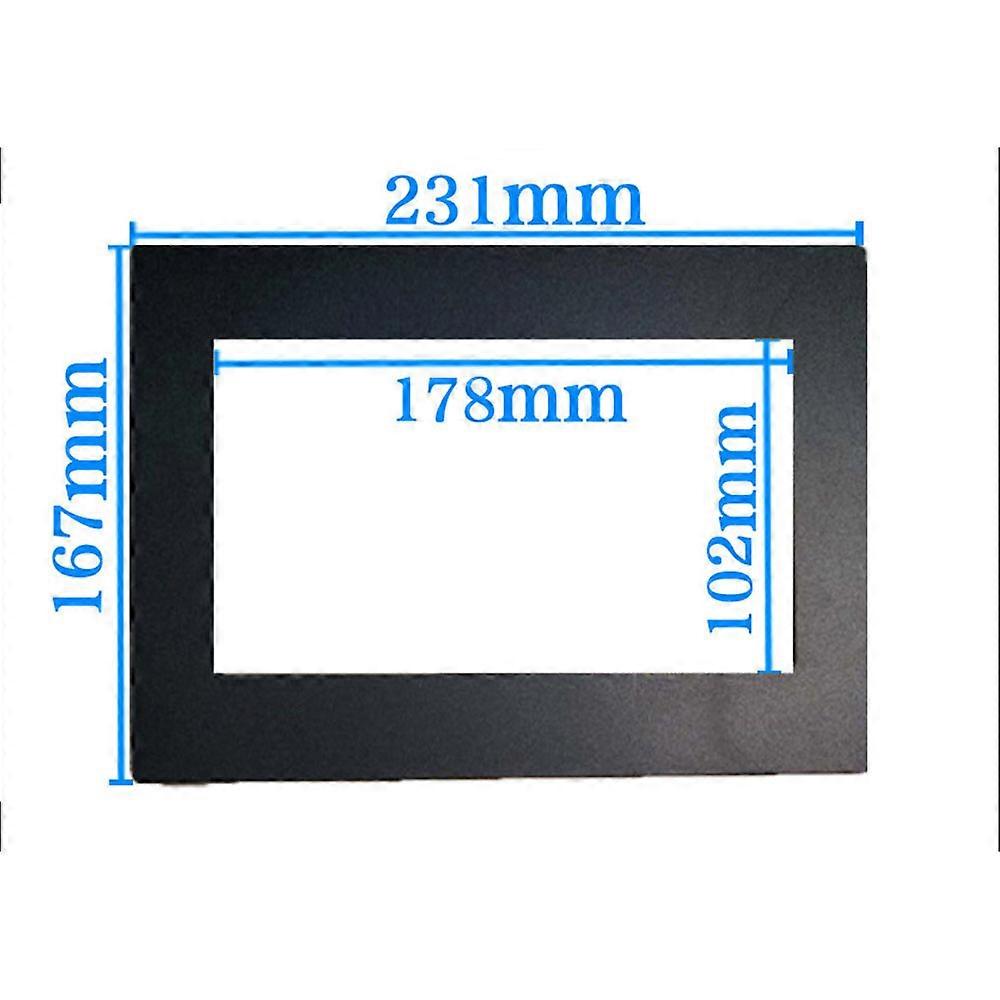 Hoxiao 9 10 palců až 7 palců rám do auta pro univerzální 2 Din Auto Radio Android Player Frame Framework 178 x 102 mm Panel bez mezery