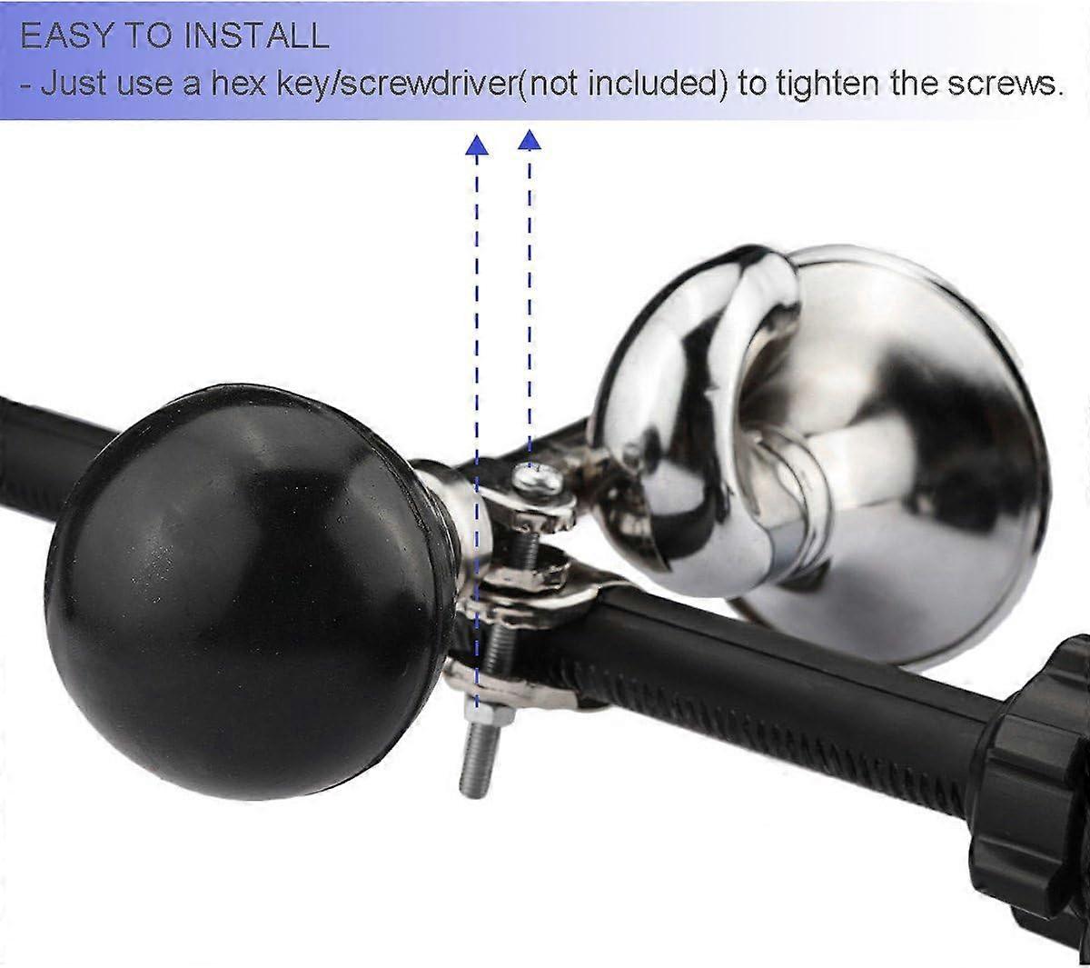 Corno Da Bicicletta Retr&ograve; A Tromba - Metallico, Con Lampadina, Per Bambini E Adulti, Rosa