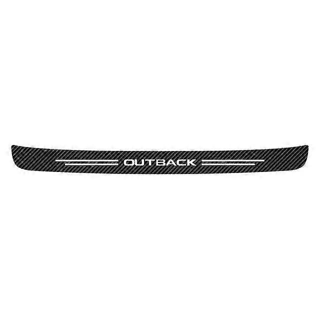 Motor Vehicle Parts Auto Rear Trunk Protector Carbon Fiber Car Door Sill Sticker For Subaru Outback Anti Scratch Threshold Bumper Decal Styling