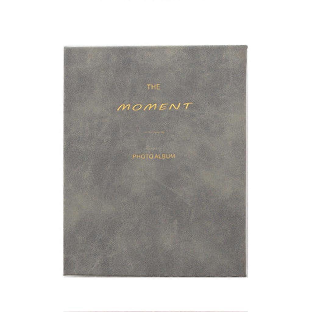 64 جيوب 3 بوصة ميني ألبوم الصور من جلد الغزال غطاء ورق الصور ألبوم الكاميرا