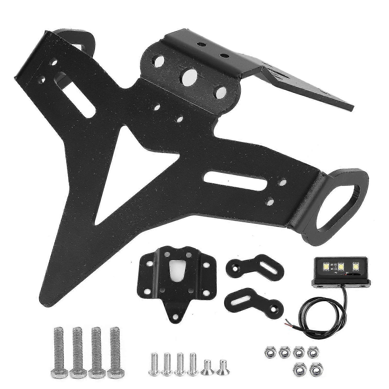 Yamaha MT-07 FZ-07 Rear License Plate Holder Tail Tidy with LED Light