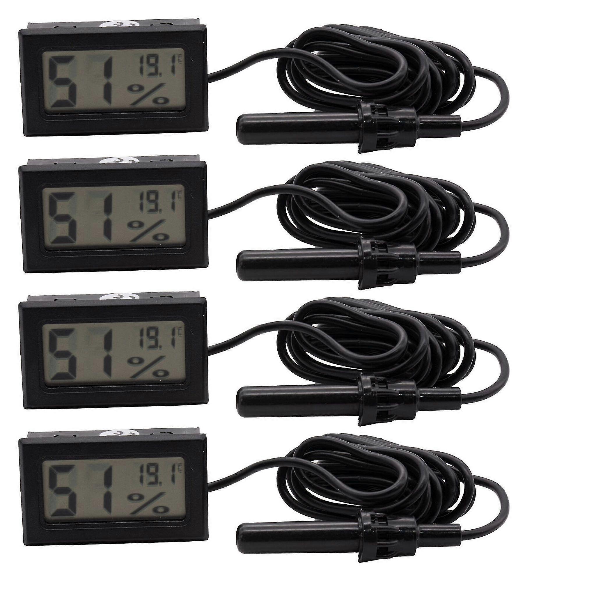 4x Thermometer Hygrometer Digital Humidity Sensor Room Temperature Mini Hygrometer
