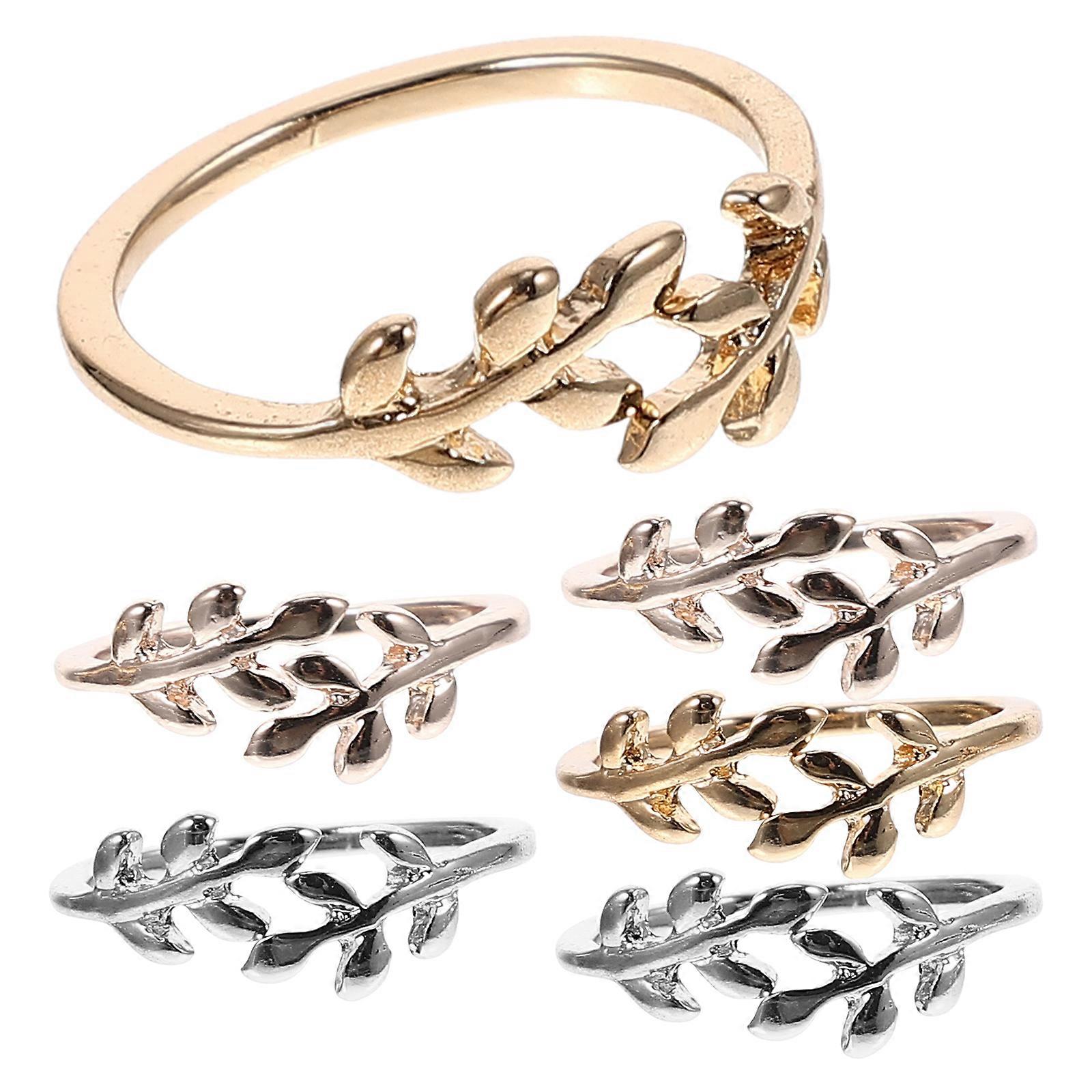 6 Pcs Rings Women Braided Ring Adjustable Open Ring Crochet Ring Stackable Ring Knuckle