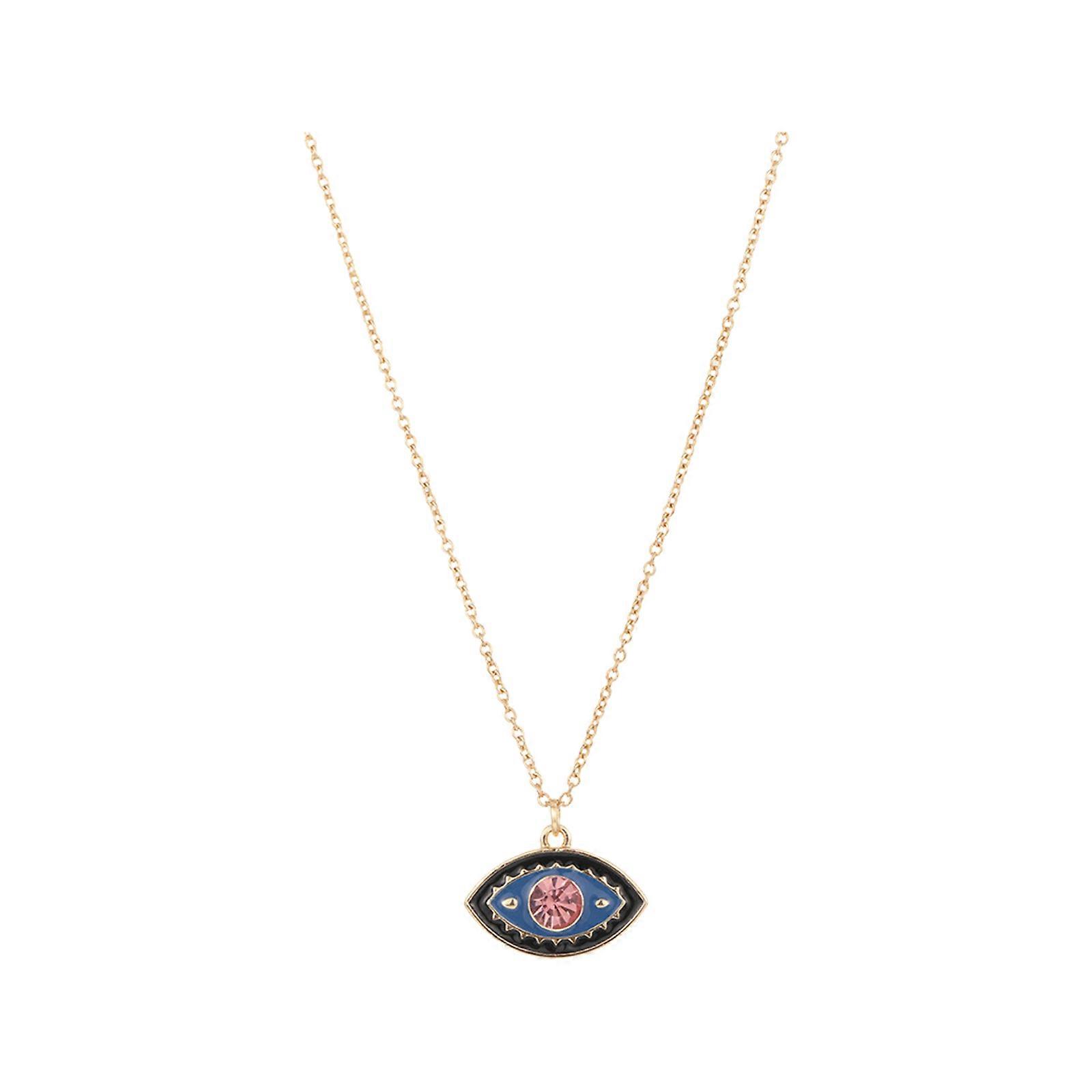 2023 Nytt Guld Evil Eye Halsband för Kvinnor - Mytisk Skydd Amulett Hängsmycke Charm