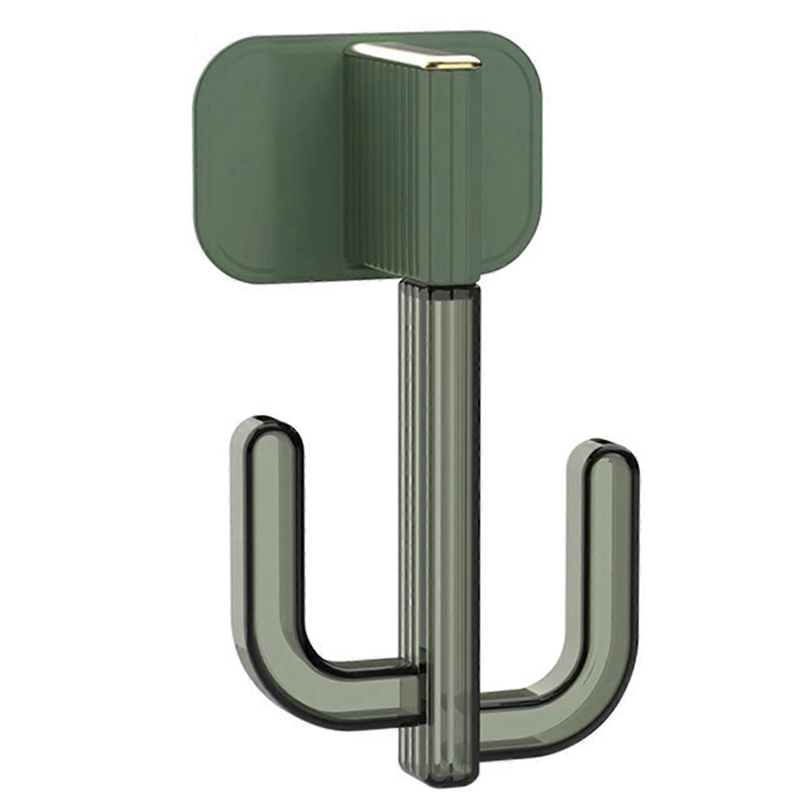 Slipper Rack Punch Free Wall-mounted Strong Load-bearing Space-saving Cactus Shape Light Luxury Bathroom Slipper Shelf Daily Use QingHai