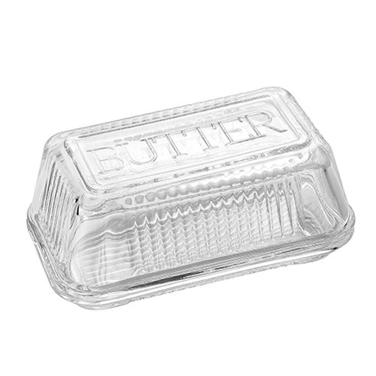 Butter Dish with Transparent Lid Storage for Fridge Cheese Box Holdermultipurpose