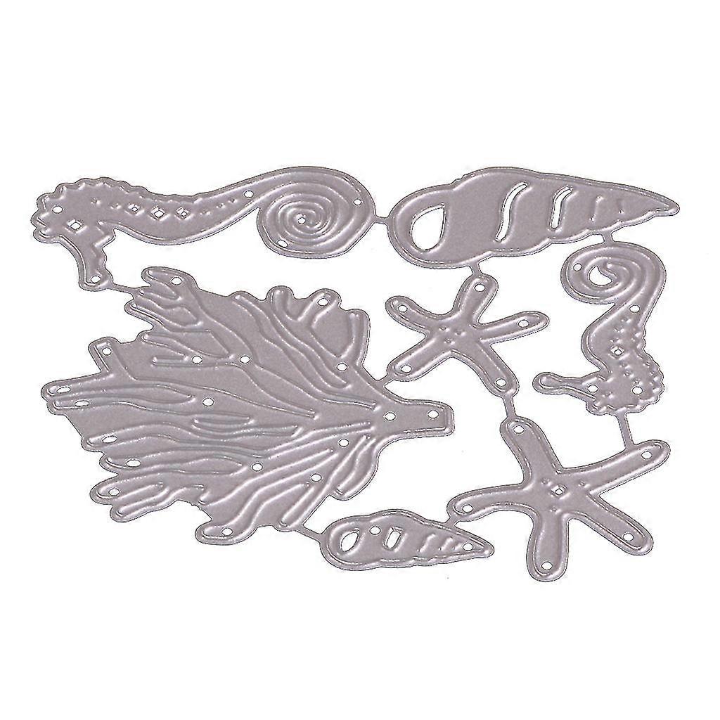 نجم البحر قطع المعادن يموت الاستنسل دي سكرابوكينغ ورقة النقش بطاقة