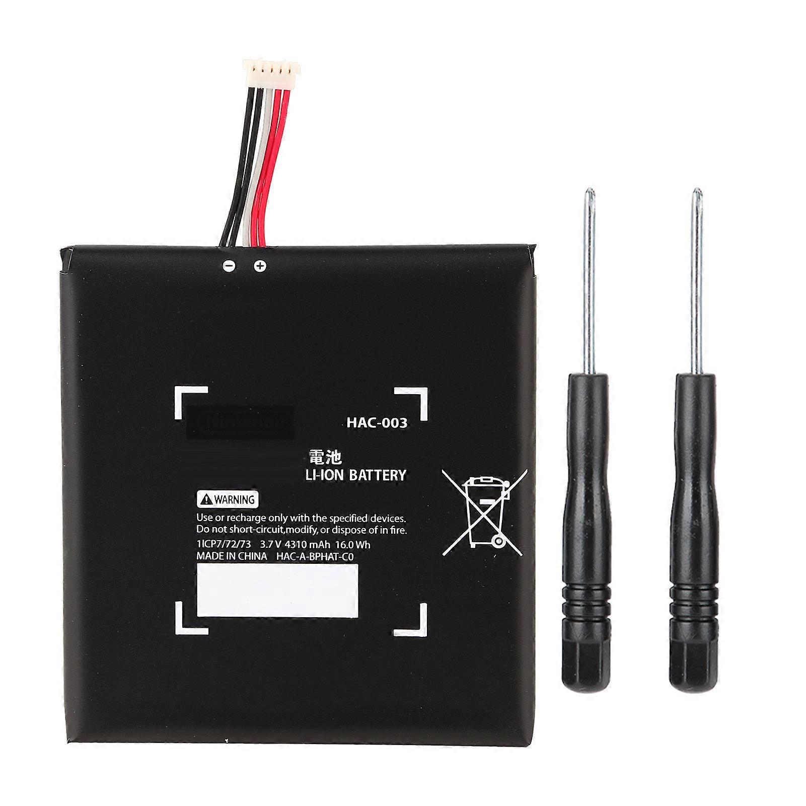 Game Console 4310mAh Internal Battery Replacement Part Kit for Nintendo Switch